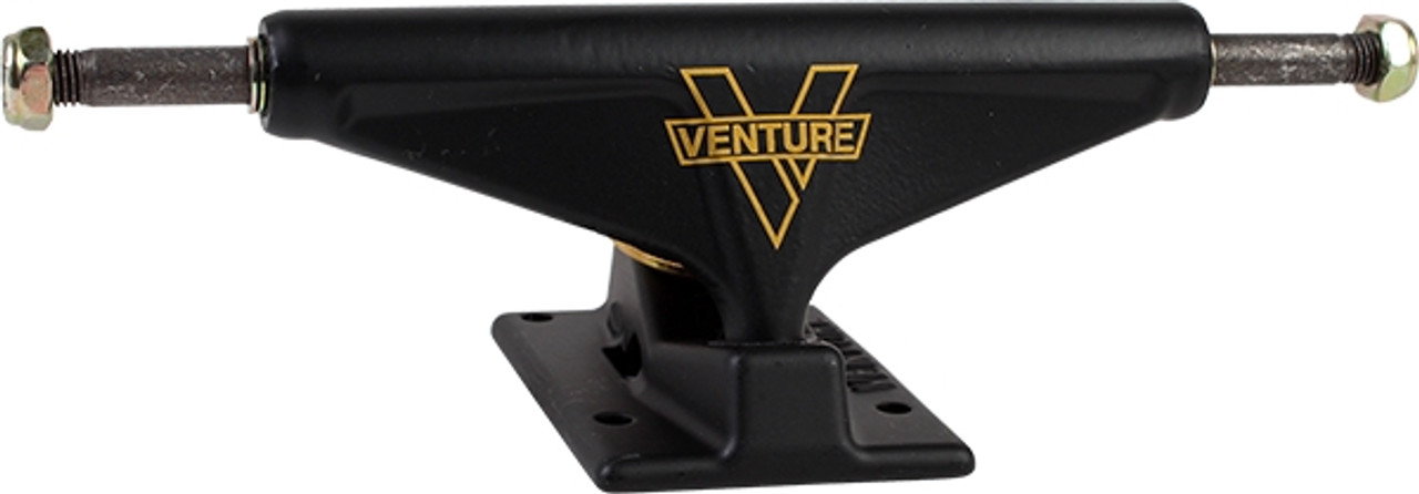 VENTURE V-LIGHT HI 5.25 MAINSTAY BLK/BLK W/GOLD TRUCKS SET