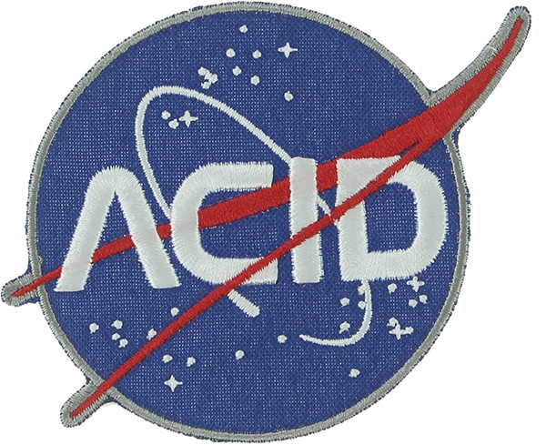 ACID CHEMICAL SPACE PATCH NAVY 3"