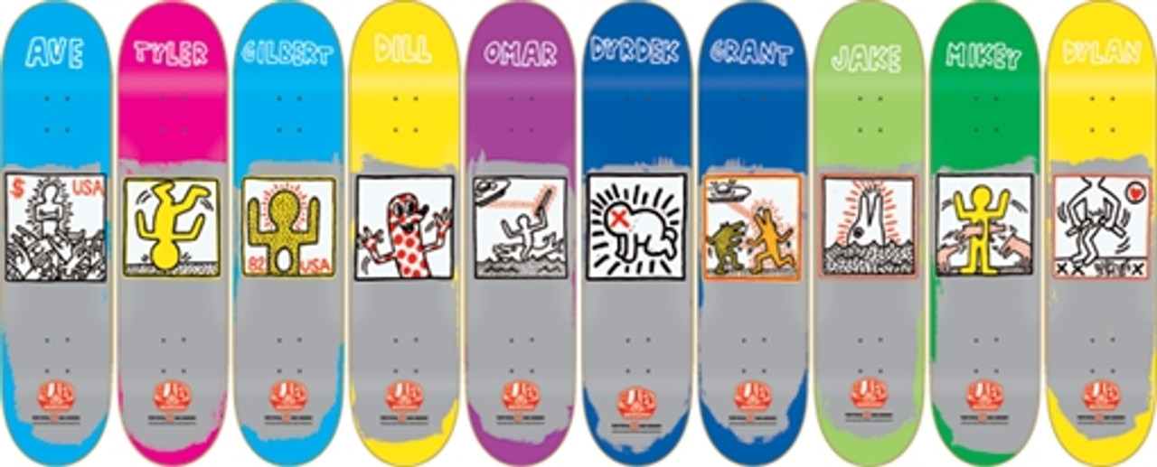 ALIEN WORKSHOP KEITH HARING II PRO SERIES 10/PACK SKATEBOARD DECKS