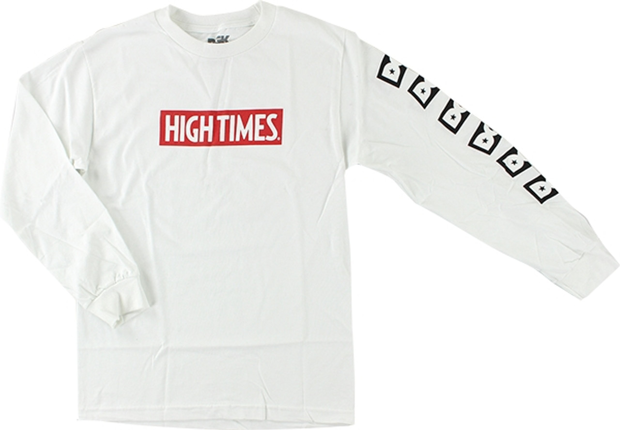 DGK HIGH TIMES LOCK UP LONGSLEEVE MEDIUM WHITE