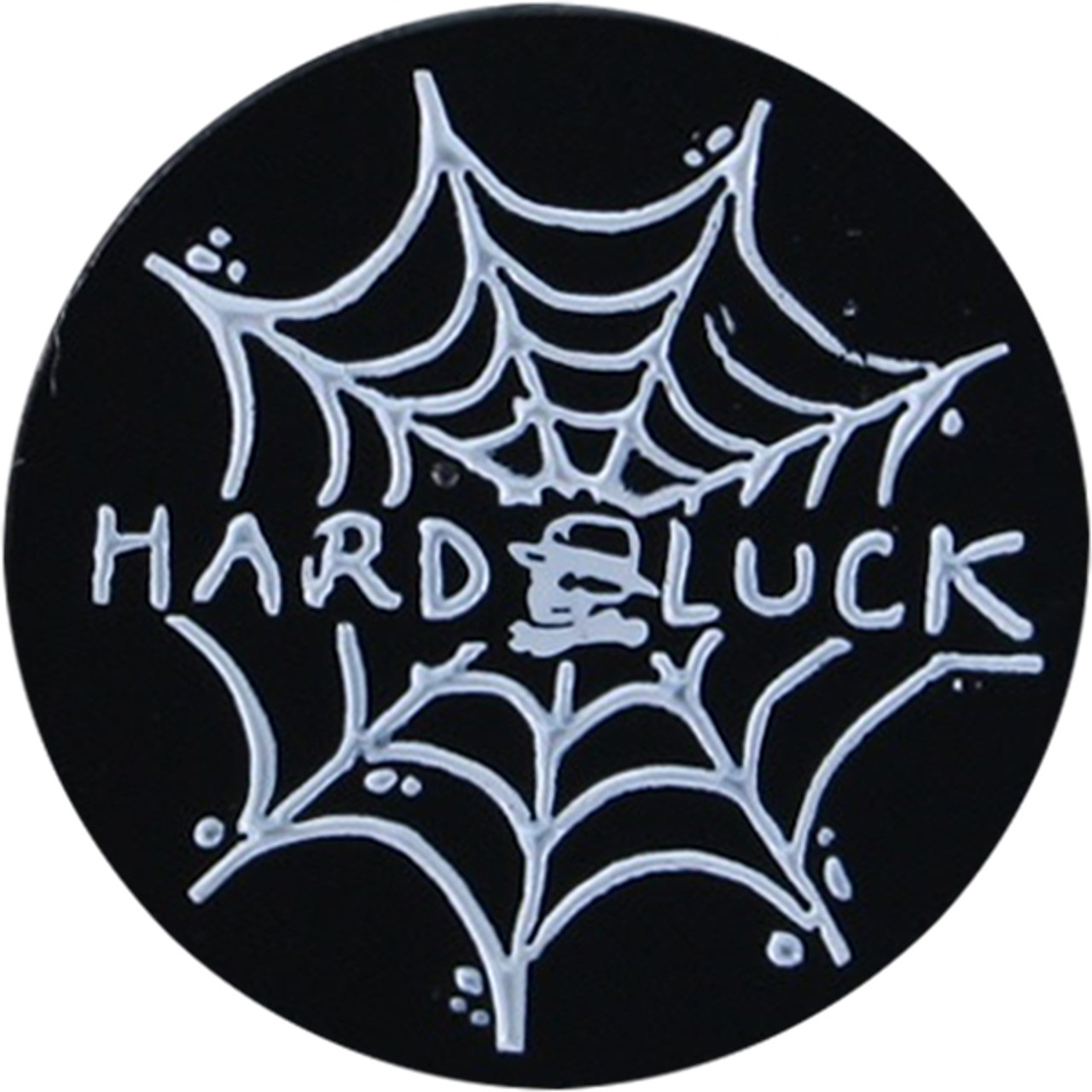 HARD LUCK SPIDERWEB PIN 1pc