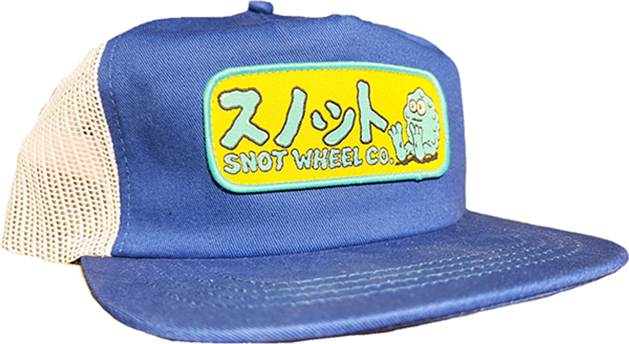SNOT JAPANESE CLASSIC TRUCKER HAT ROYAL BLUE
