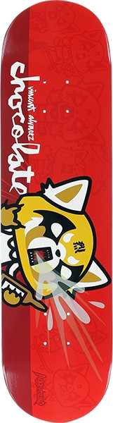 CHOCOLATE ALVAREZ AGGRETSUKO SKATEBOARD DECK-8.0