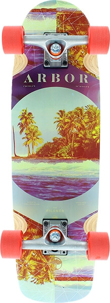 ARBOR PHOTO COLLECTION PILSNER SKATEBOARD COMPLETE-8.25x28.75