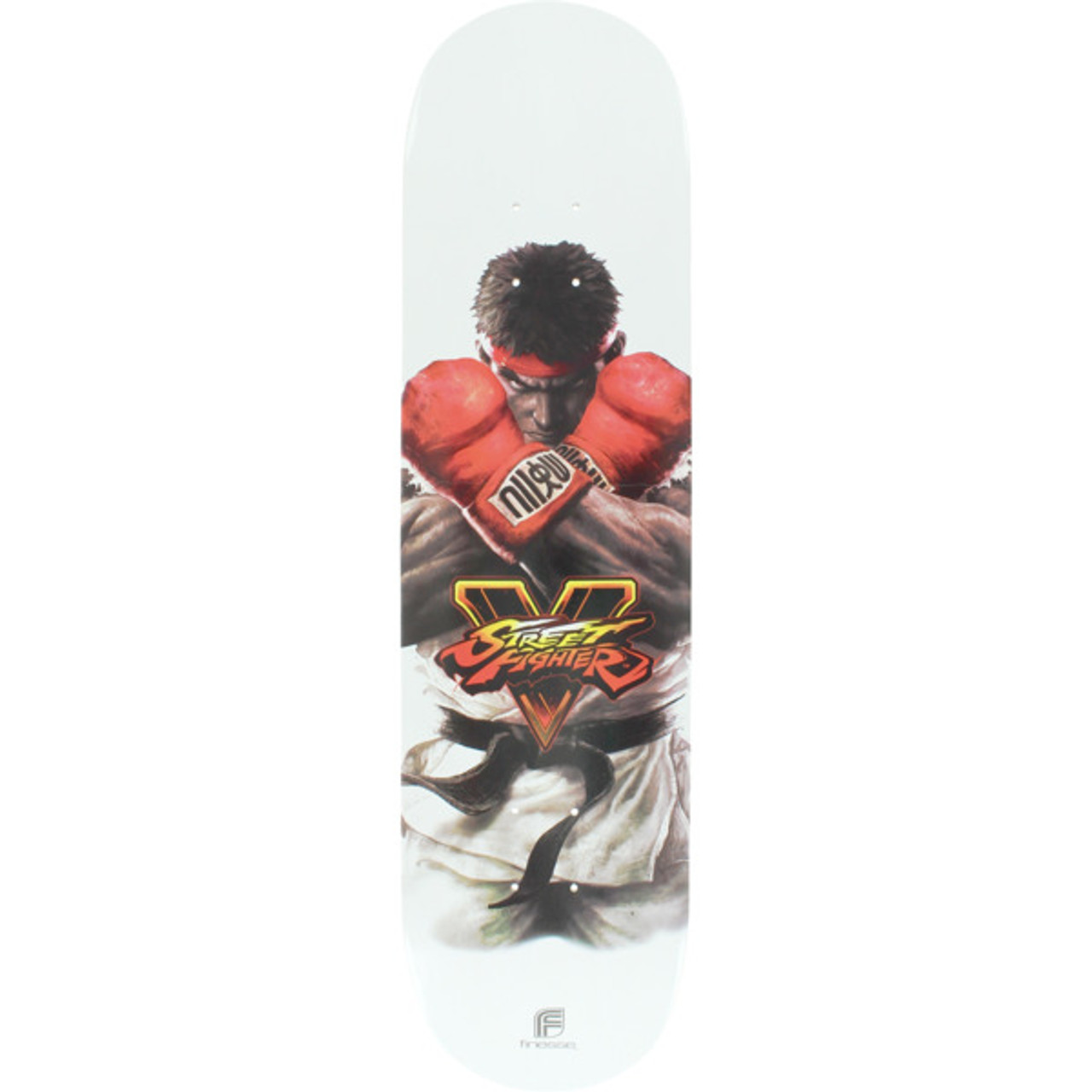 Finesse Streetfigher RYU-V Deck Skate Deck White 8.0