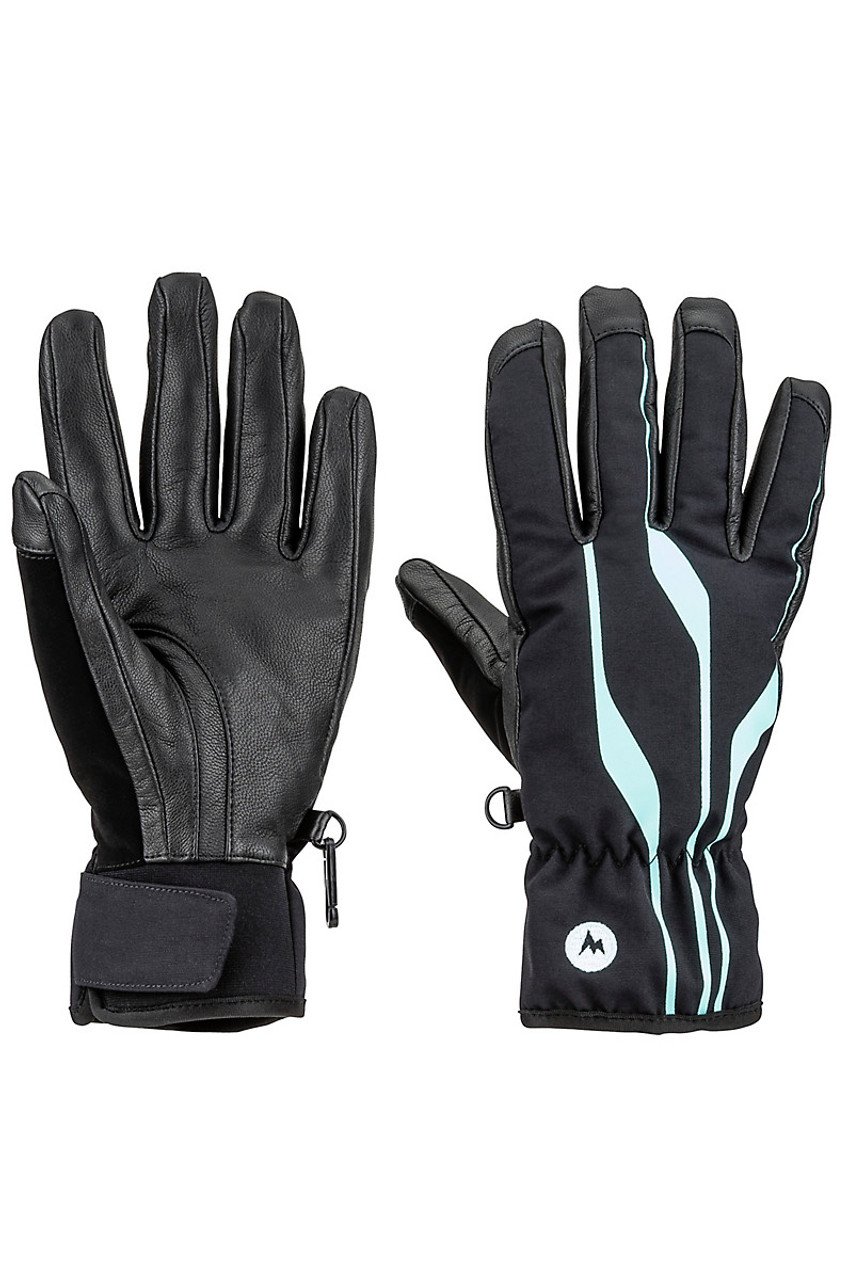 Marmot Women's Spring Gloves Black Blue