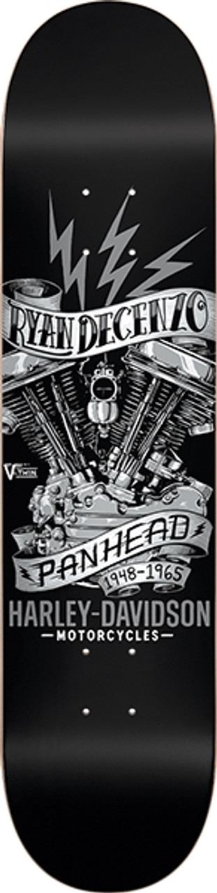 DARKSTAR DECENZO HARLEY DAVIDSON PANHEAD SKATEBOARD DECK-8.25 r7