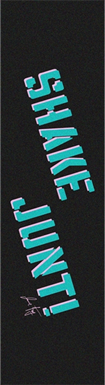 SHAKE JUNT SINGLE SHEET FOY BLK/TEAL/PINK 9"x33"