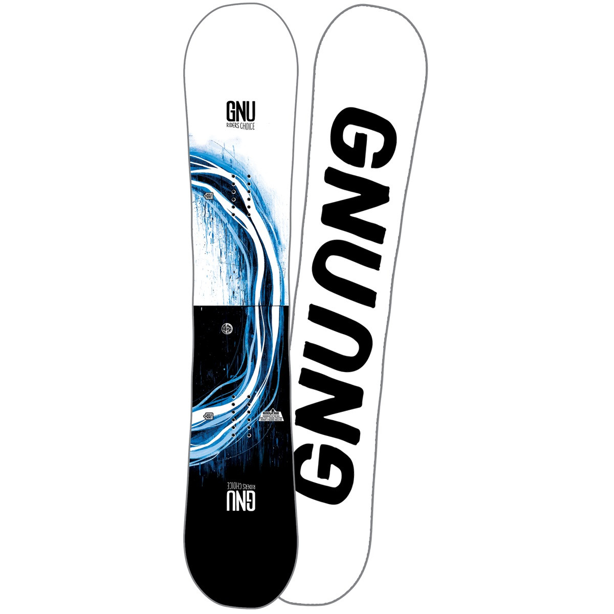 Gnu Riders Choice Asym Cx2 2018 Snowboard White Black 157.5