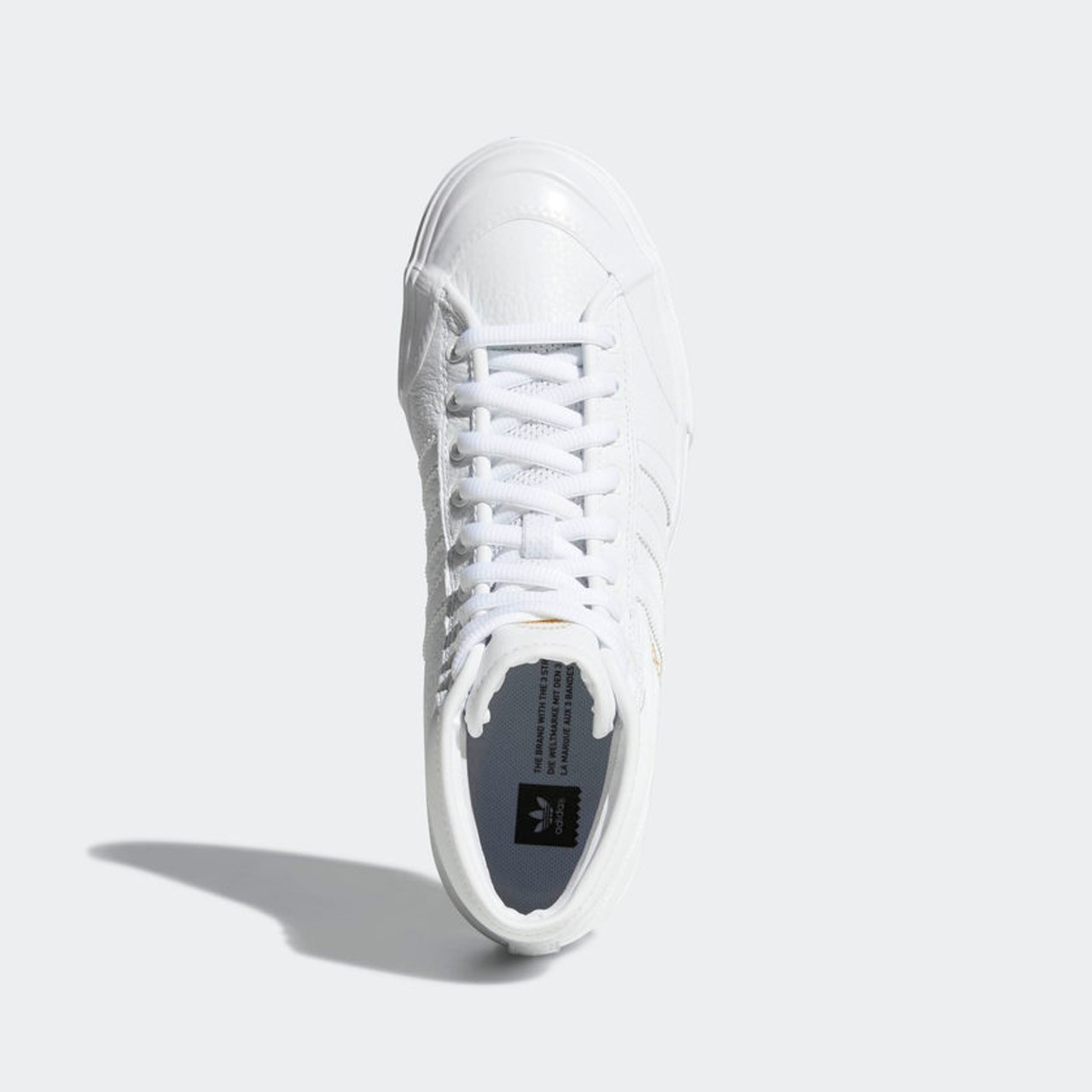 adidas matchcourt all white shoes