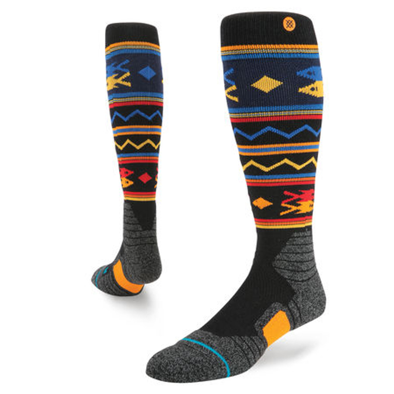 Stance Los Pescados Snow Socks Mens Black M (6-8.5)