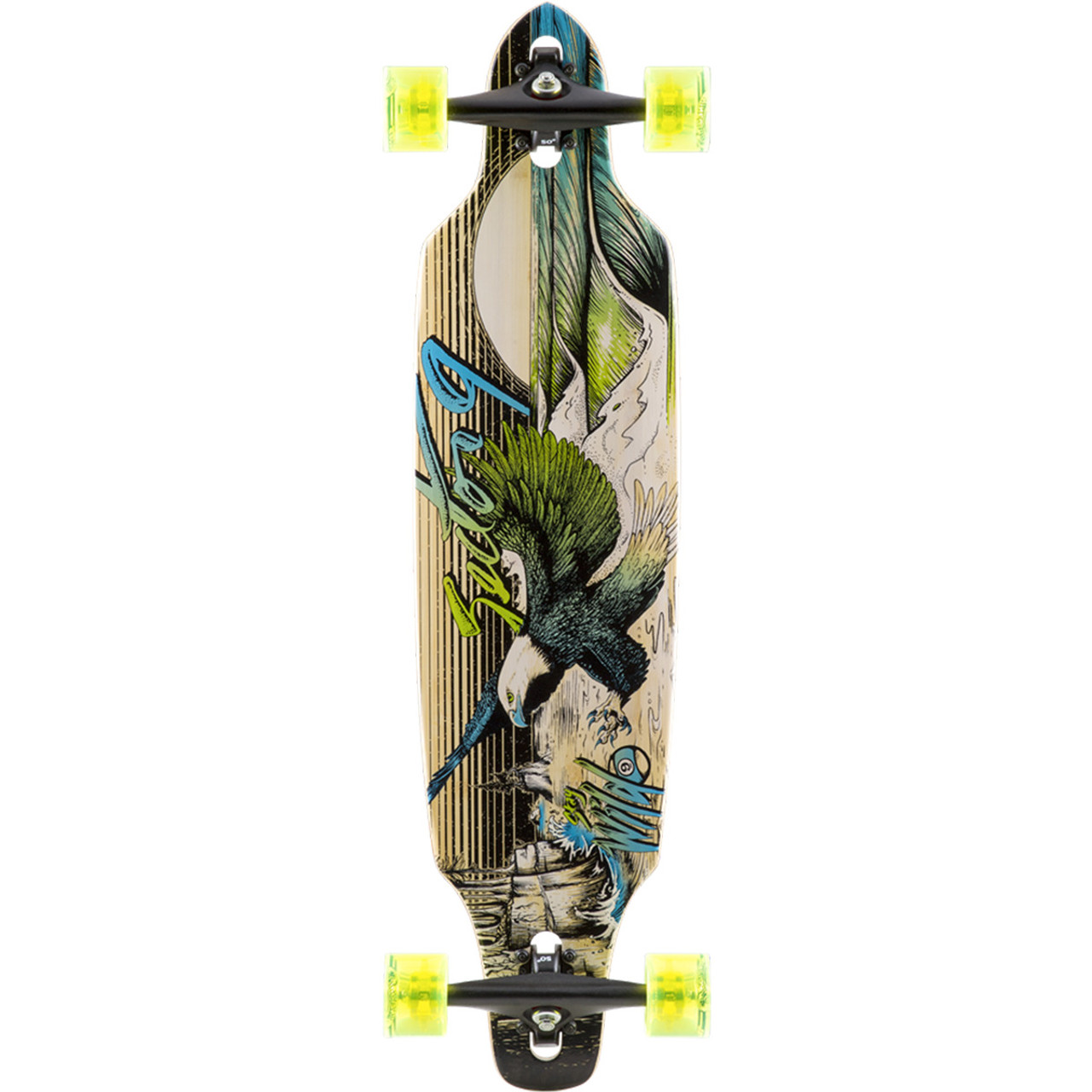 Sector 9 Bamboo Lookout MINI Longboard Wilderness 9.25 x 37.5