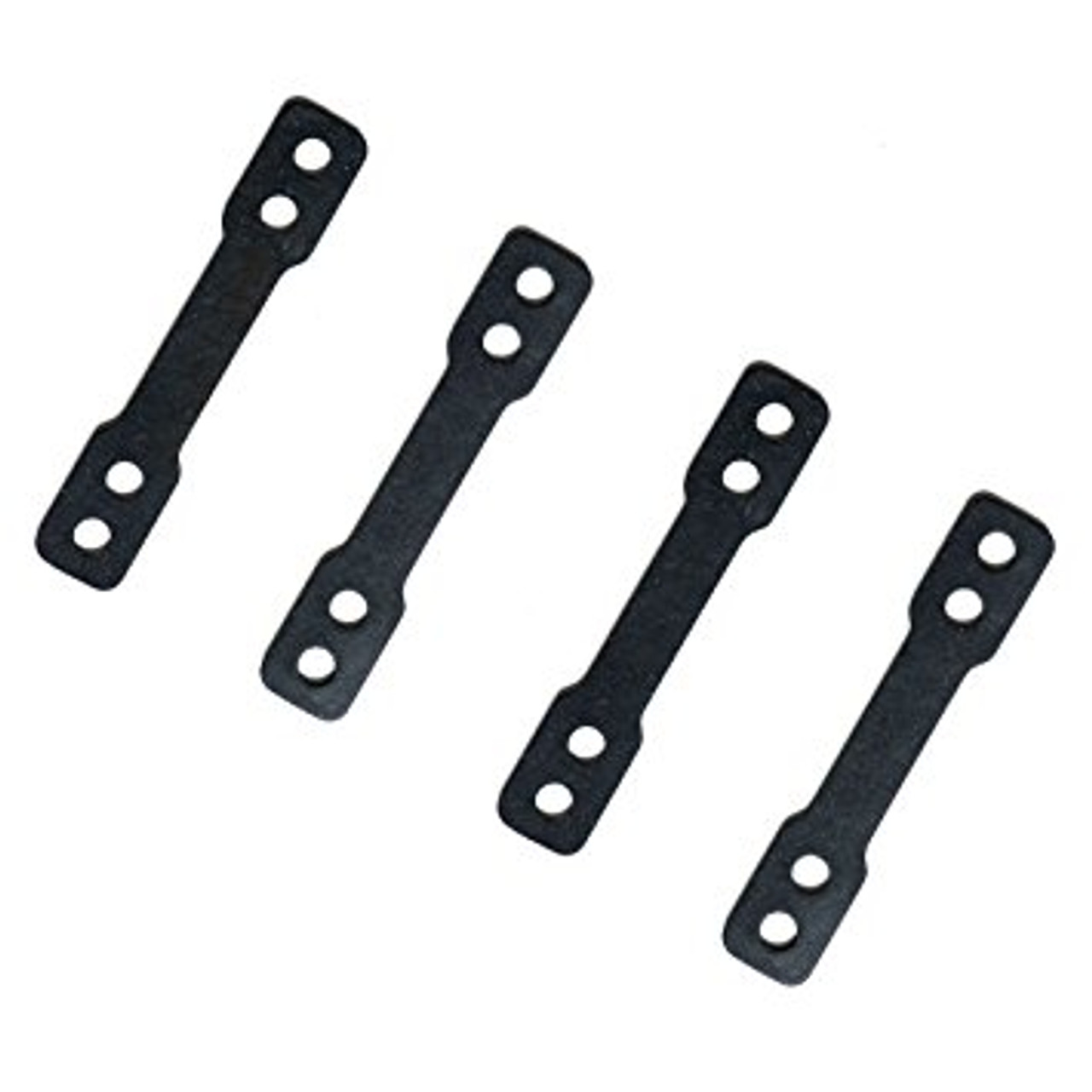 Bolzen Drop Thru Riser Shock Pad Set Black  1/16