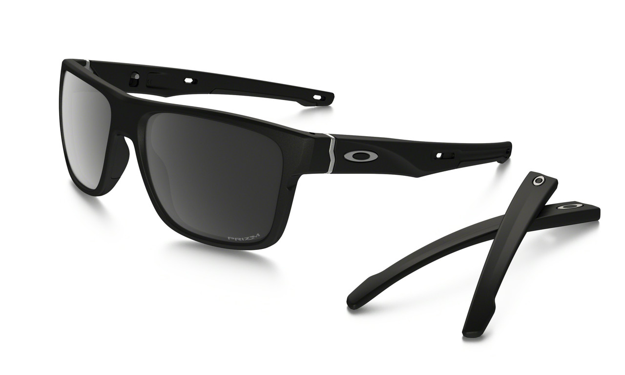 Oakley Crossrange Sunglasses Matte Black Prizm Black Polarized