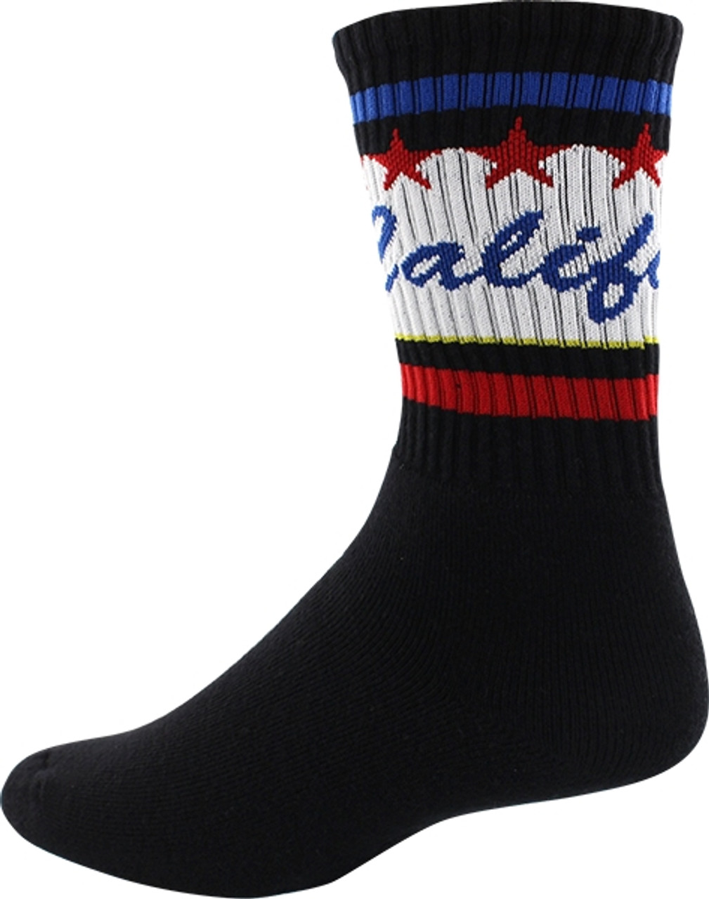 SOCCO SOCKS S/M CREW CALI WORDS WHITE 1pr