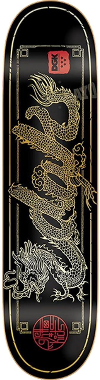 【新品送料込】DGK TEAM DRAGON BLACK 8.25x32.0 Dgk Dragon Skateboard Deck-8.25 Black | Boardparadise.com