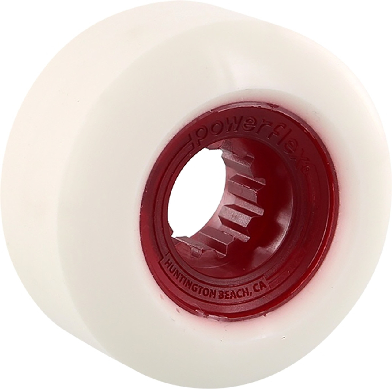 POWERFLEX ROCK CANDY 58mm 84b WHT/CL.RED WHEELS SET