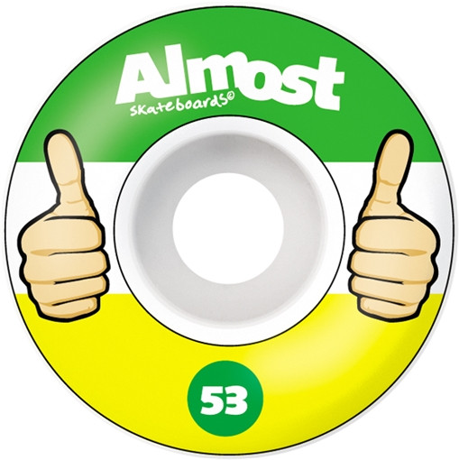 ALMOST THUMBS UP 53mm Skateboard Wheels