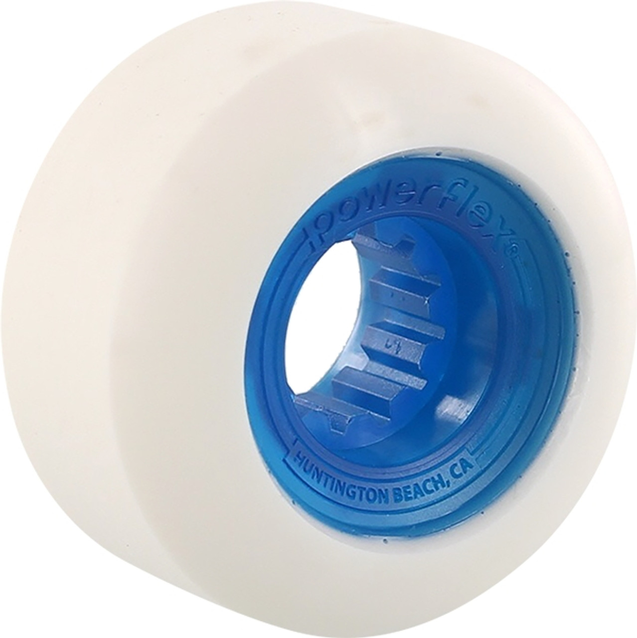 POWERFLEX ROCK CANDY 56mm 84b WHT/CLR.BLUE WHEELS SET