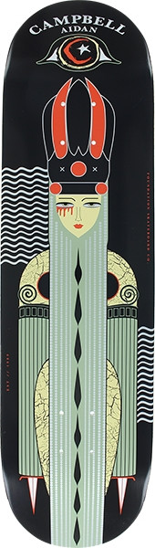 FOUNDATION CAMPBELL BAD N BOUGIE SKATEBOARD DECK-8.37