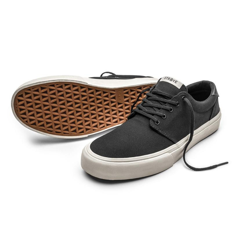 Straye Fairfax Canvas Shoes Black Bone