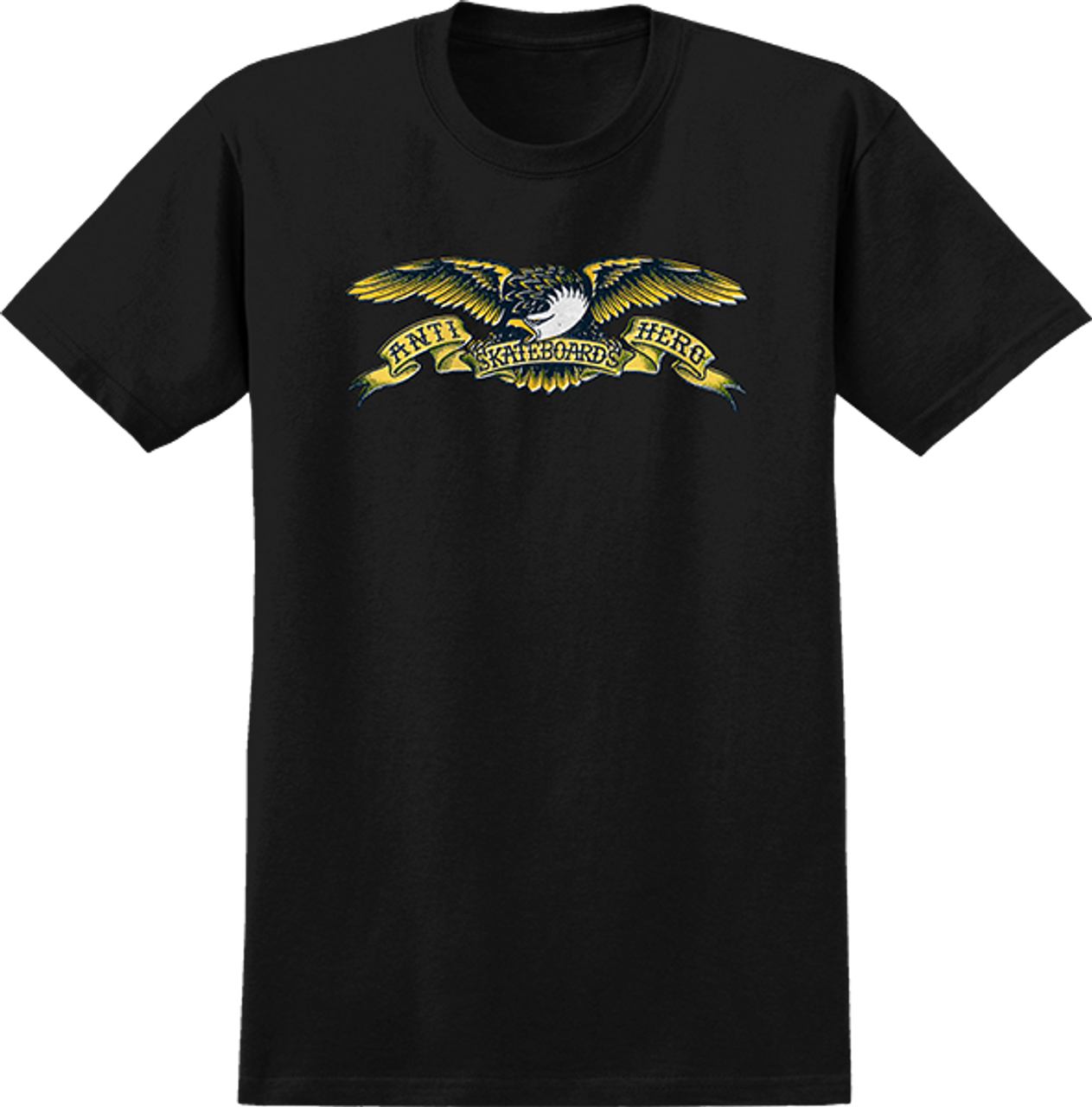 ANTI HERO MISREGISTER EAGLE SS SMALL BLACK