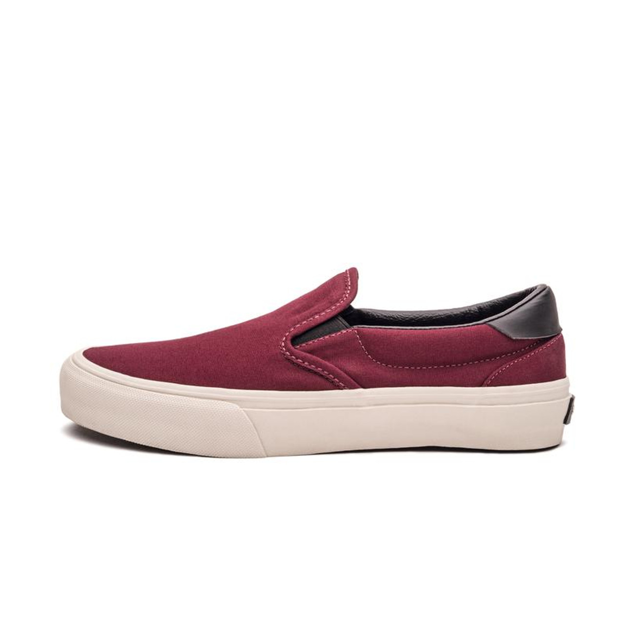 burgundy canvas shoes