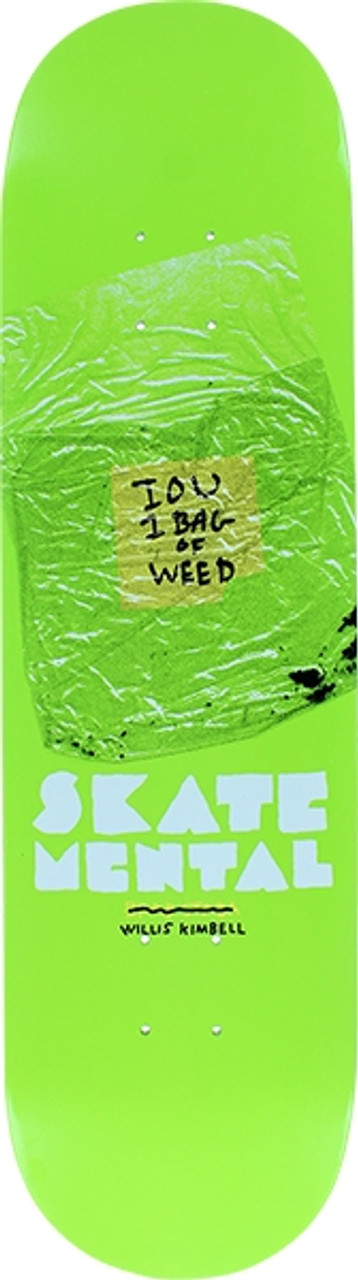 SKATE MENTAL KIMBALL GUEST IOU SKATE DECK-8.25