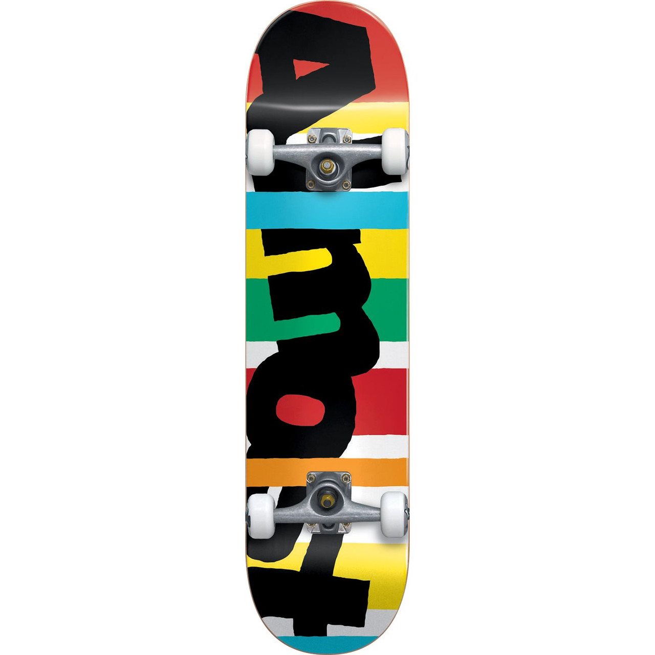 Almost Stripe Out Skateboard Complete Multi Colored 7.25