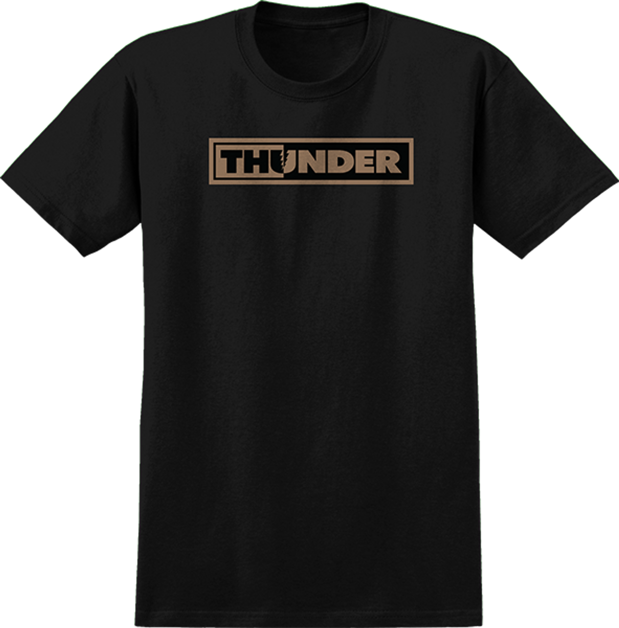 THUNDER BOLTS SS TSHIRT MEDIUM BLK/TAN