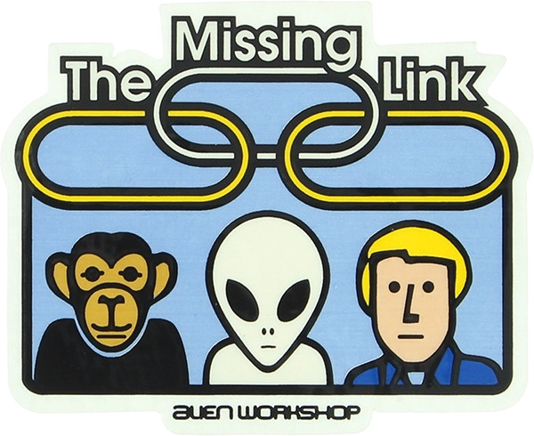 ALIEN WORKSHOP MISSING LINK DECAL STICKER (2 pack)