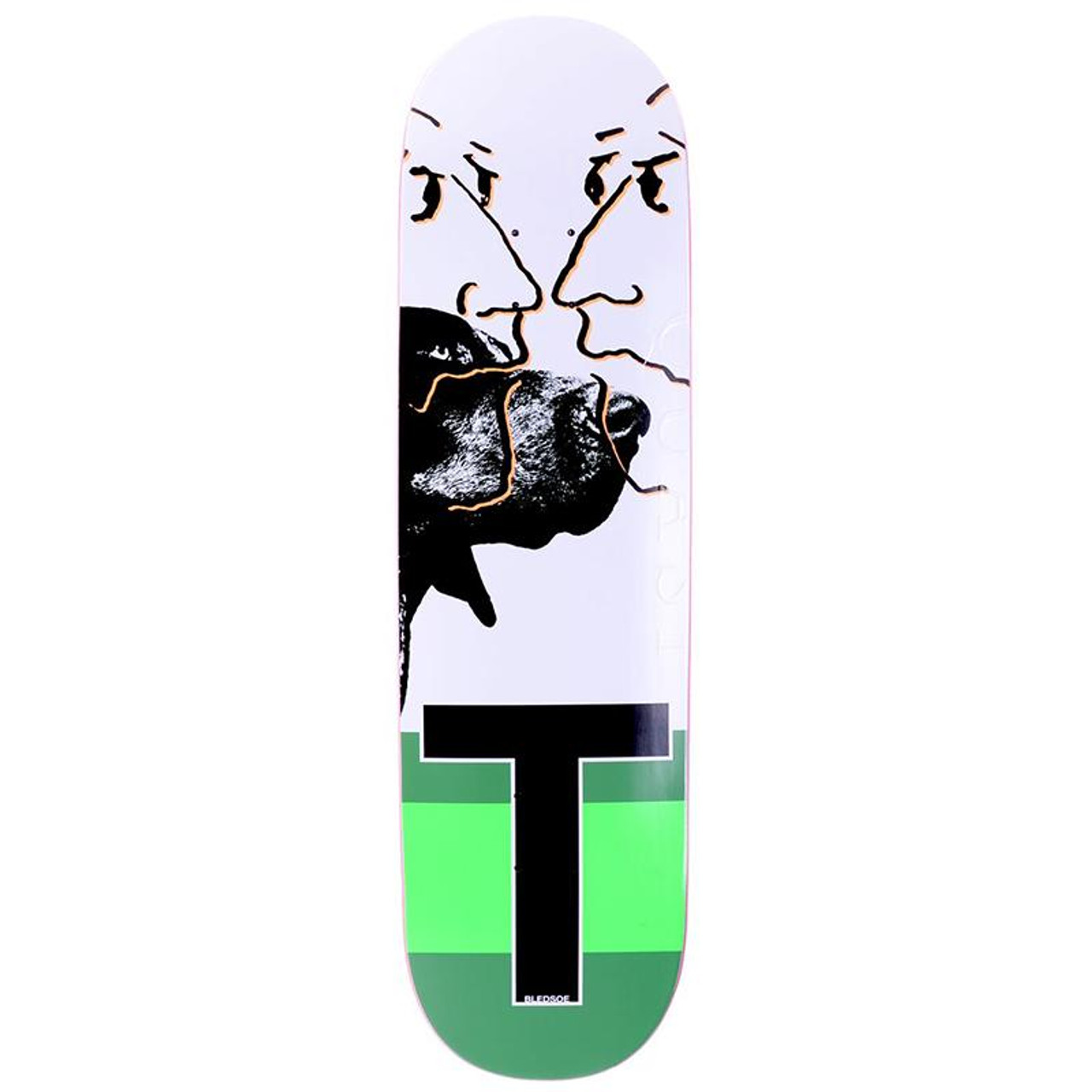 Quasi Bledsoe Friend Skate Deck Green 8.5