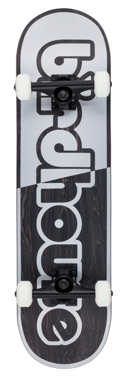 Birdhouse High-Grade Bias Logo Skateboard Complete Black Silver 8.12