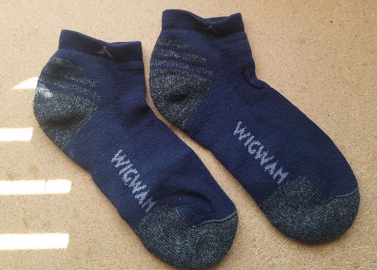 Wigwam Merino Lite Quarter Socks Mens Navy