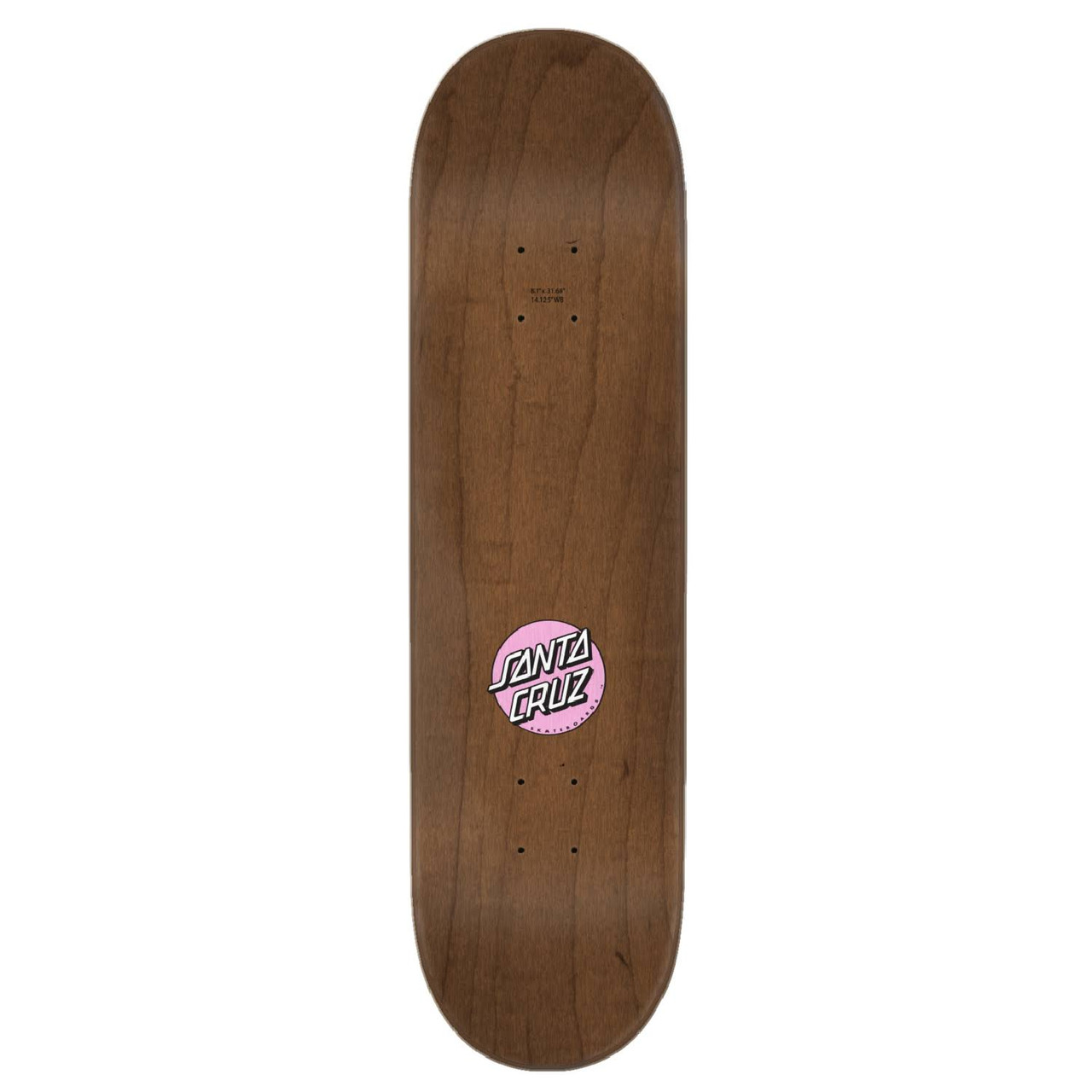 Santa Cruz Pastel Screaming Hand Skateboard Deck Blue Purple 8.125