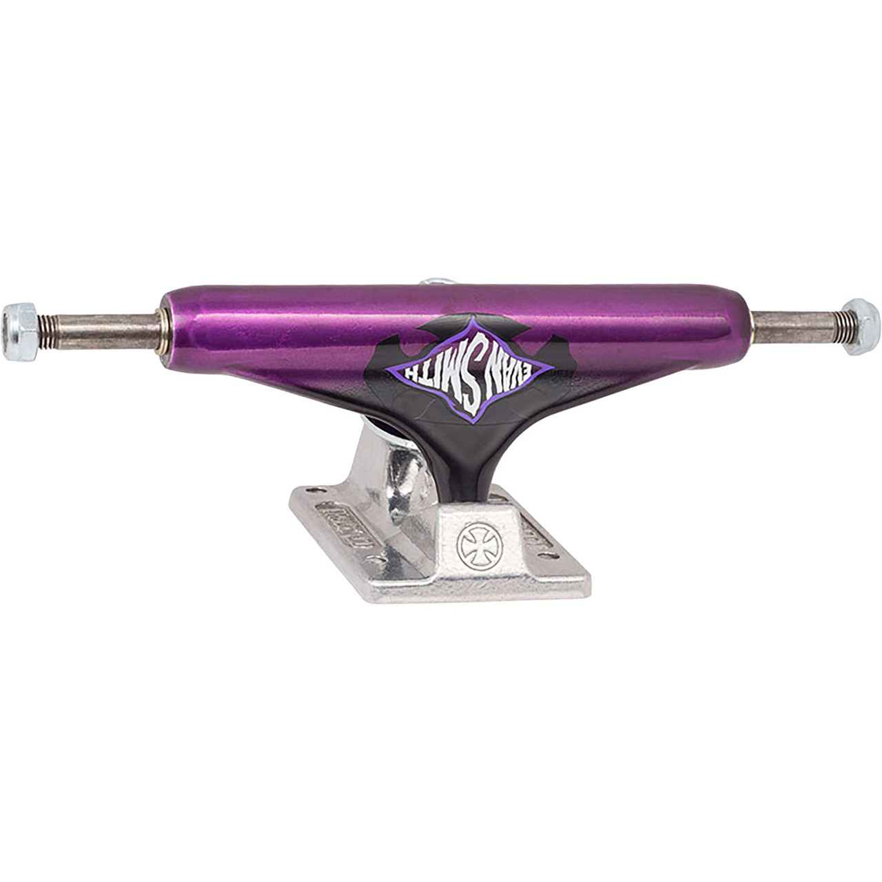 Independent Evan Smith Warped Cross Trucks Purple Silver 139Mm Set