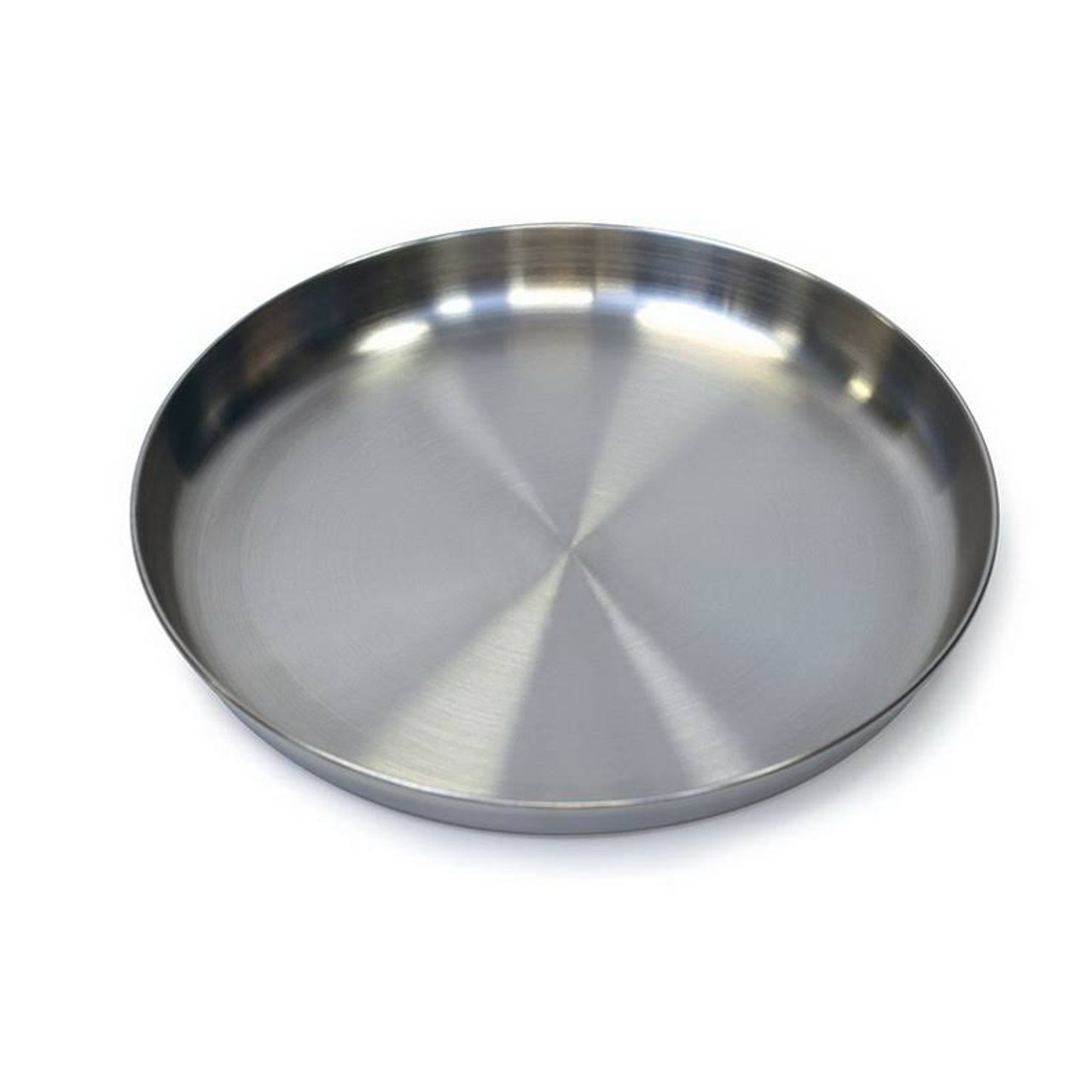 Stansport Stainless Steel Plate Silver 9"