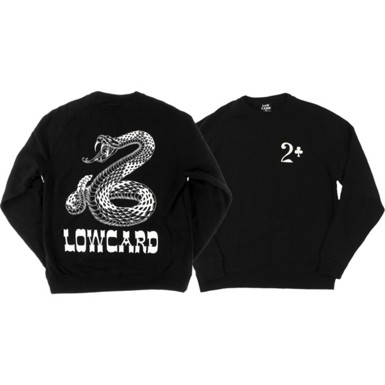 LowCard Rattler Crewneck Sweatshirt Black