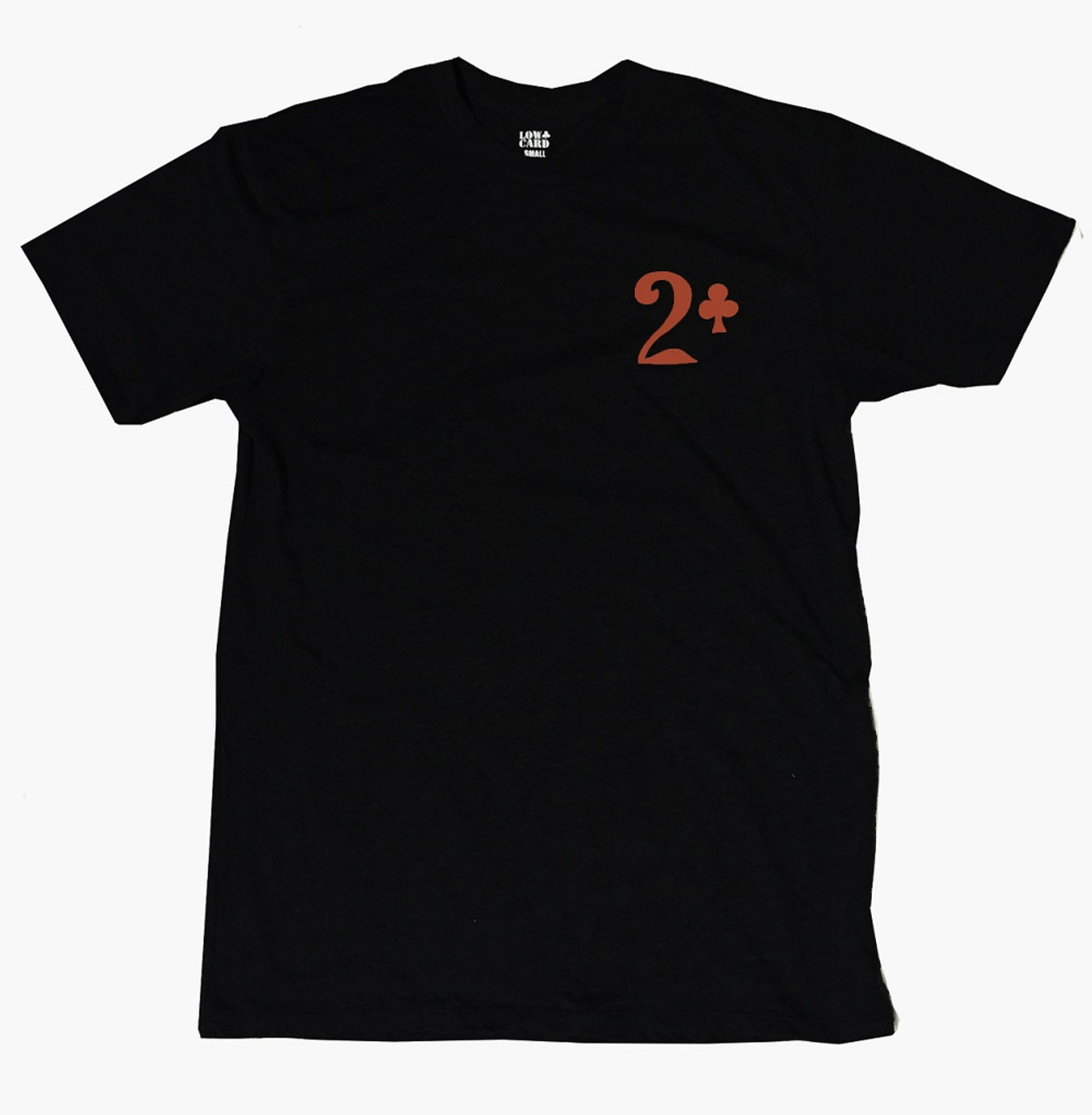 LowCard Rattler SS T Shirt Black Orange