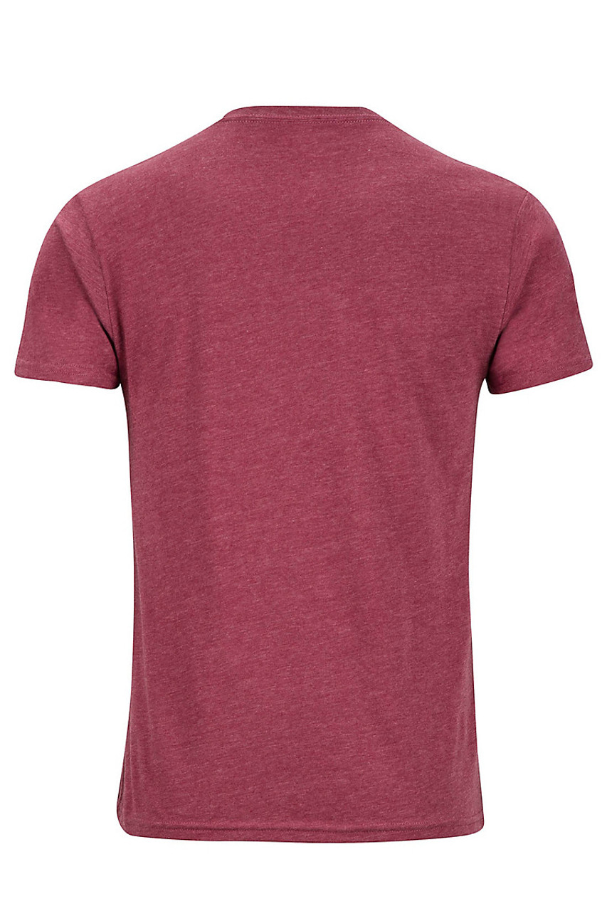 Marmot Coastal SS Tshirt Mens Burgundy Heathers