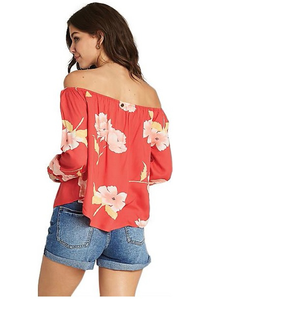 Billabong Mi Amore Top Womens Pink Rose