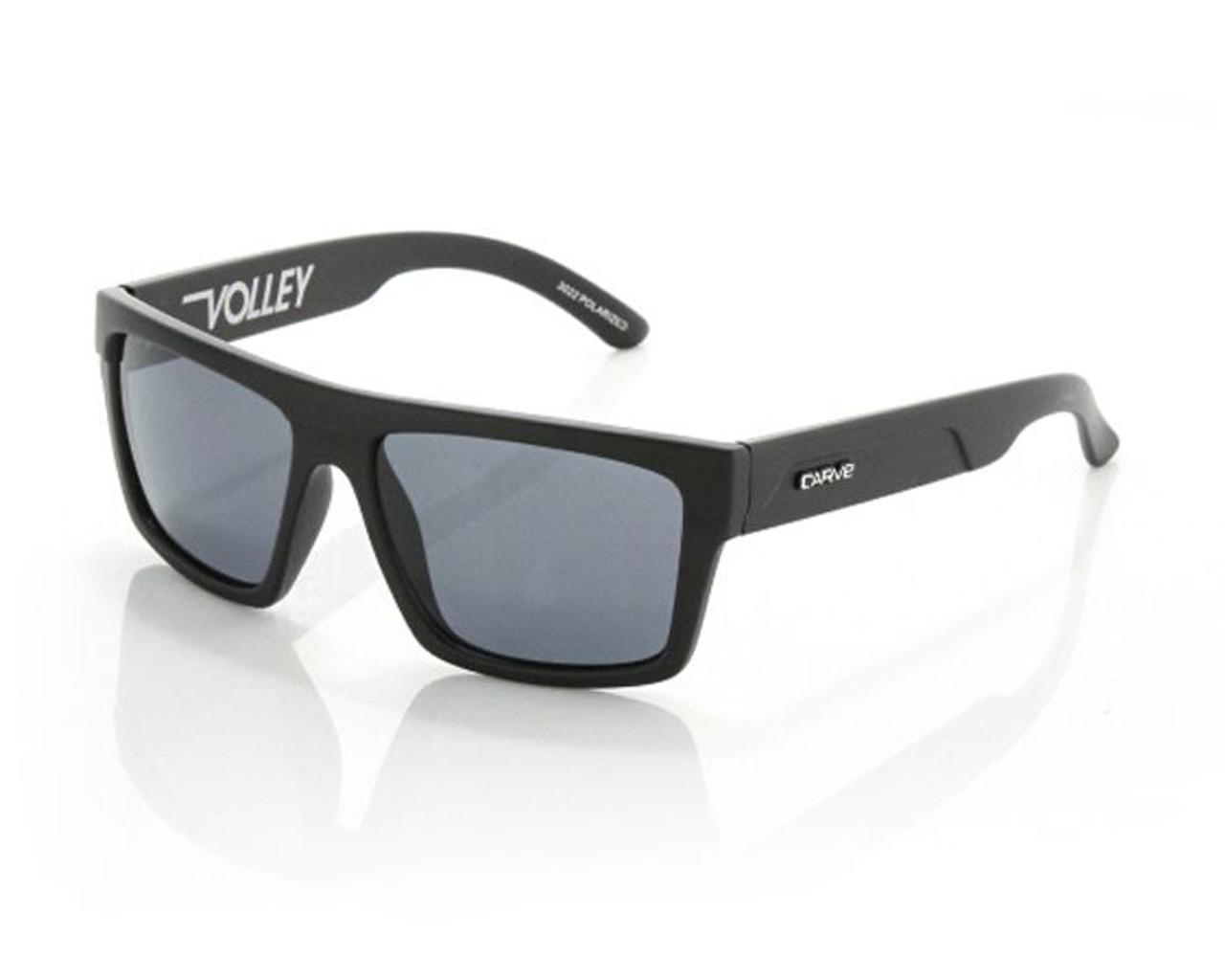 Carve Volley Sunglasses Matte Black Polarized