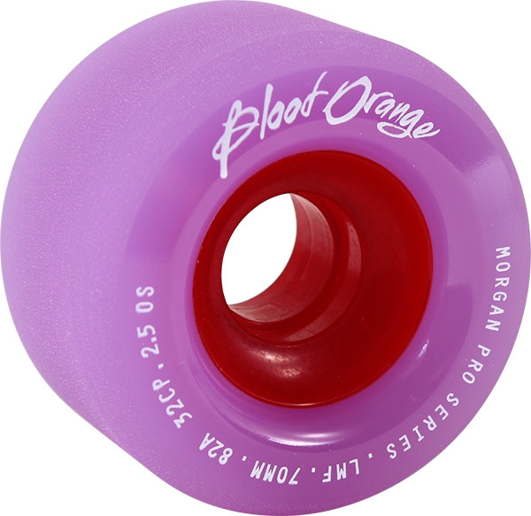 BLOOD ORANGE MORGAN 70mm 82a LAVENDER WHEELS SET