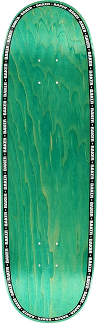 BAKER IMPACT STRIPE SKATEBOARD DECK-9.25x31.5 w/MOB GRIP
