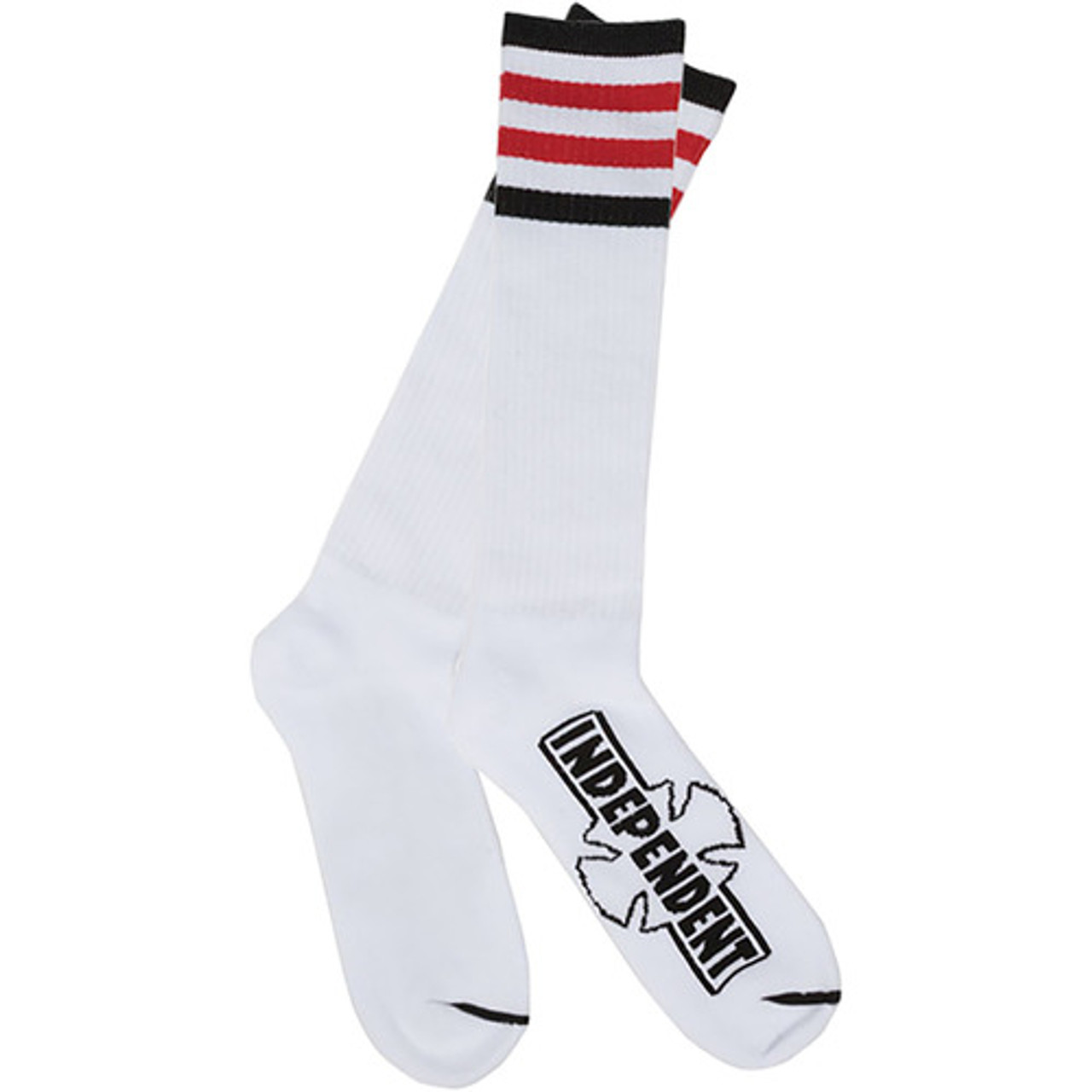 Independent OGBC Stripes Tall Socks White Black