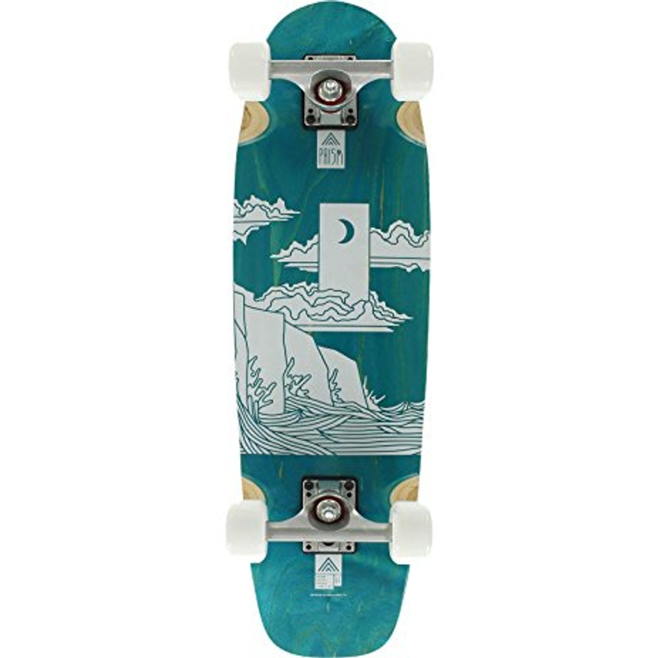 Prism Artist Biscuit Skateboard Complete Blue Red 9.25x28