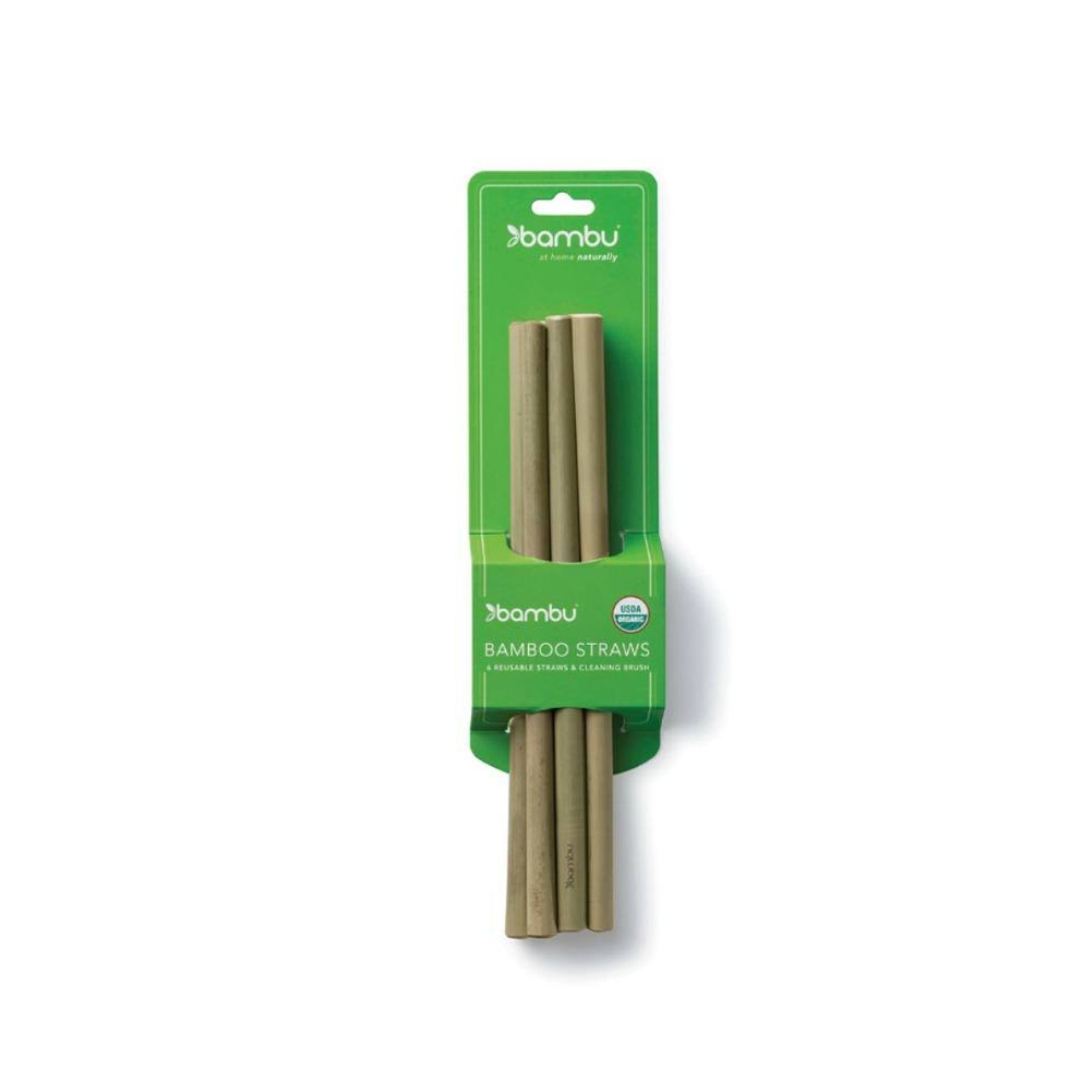 Bambu Straws Set (6 pack) Bamboo 8.5"