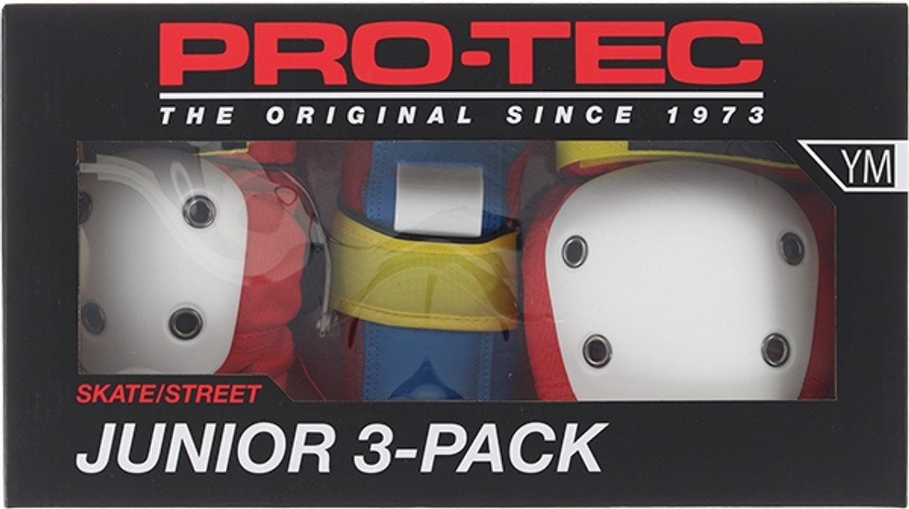PROTEC JUNIOR 3 PACK BOX YMEDIUM RETRO knee/elbow/wrist