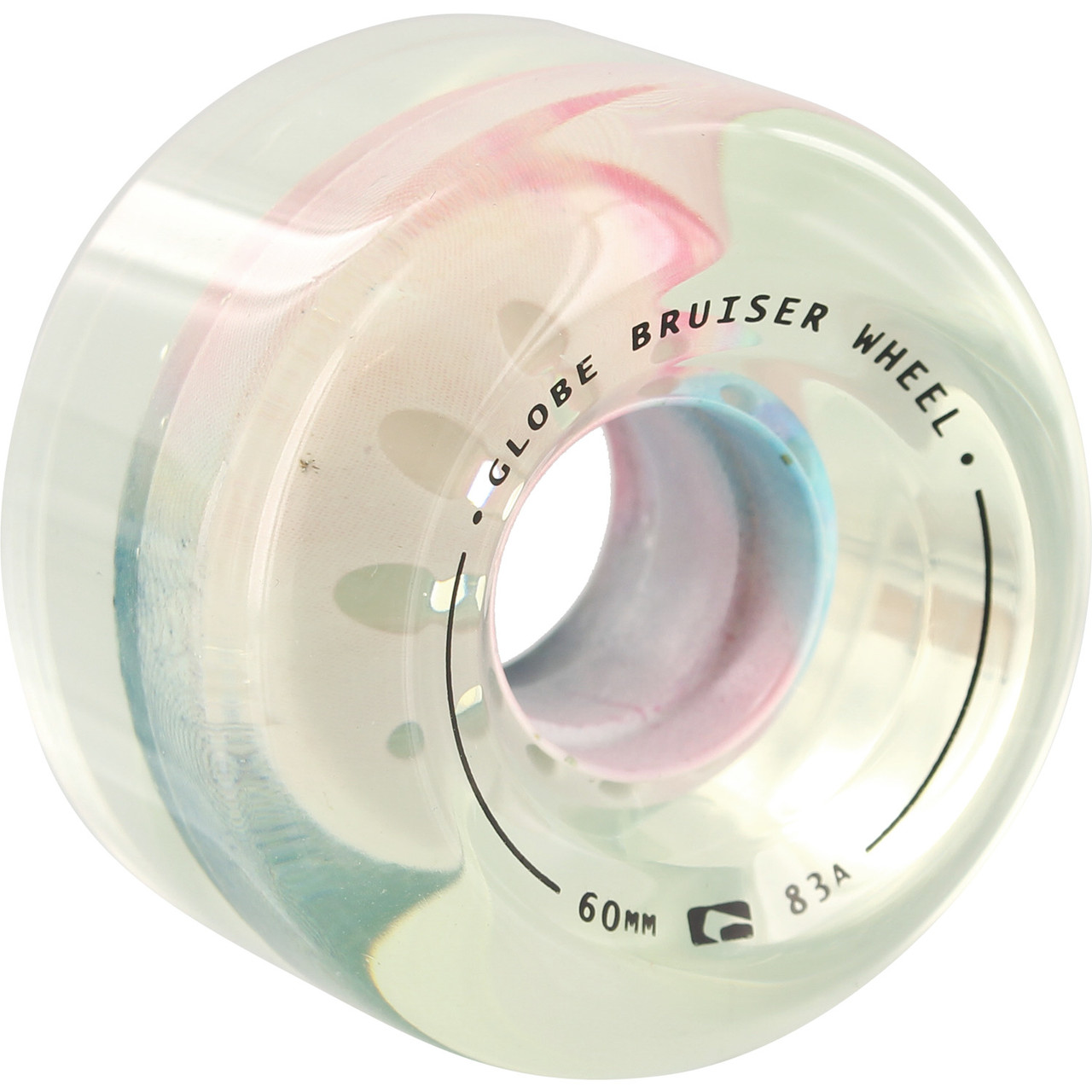 Globe Bruiser Skate Wheels Set Clear Color 60mm/83a