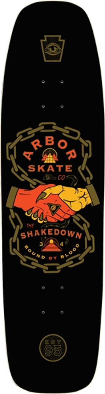 AROBR SHAKDDOWN 34 デッキ Arbor Skateboards - Shakedown 34 Scorpion Complete